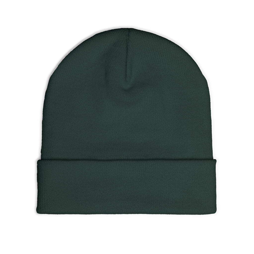 Embroidered Knit Beanie, Stylish Winter Hat, Cozy Knit Cap, Gifts for Him/Her, Trendy Headwear for All Seasons