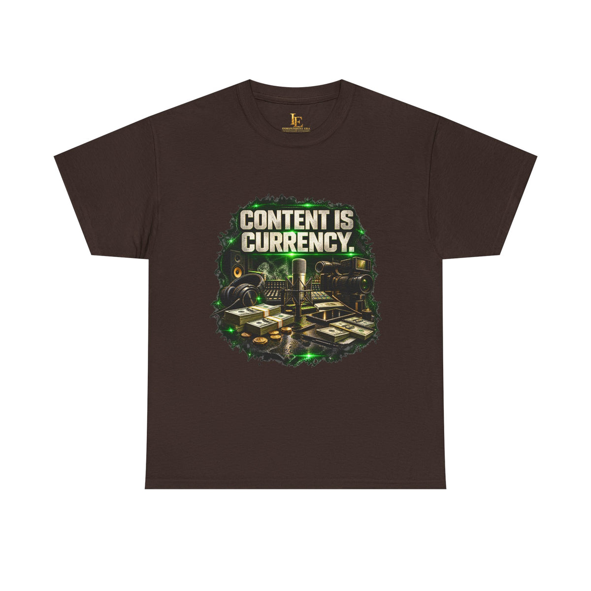Content Is Currency — Independent Era Tee