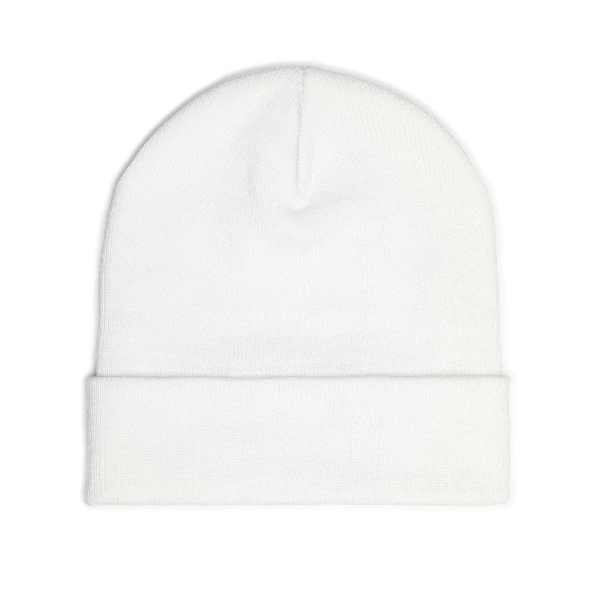 Embroidered Knit Beanie with Crown Design, Winter Hat, Unisex Beanie, Warm Headwear, Gift for Her/Him, Casual Style