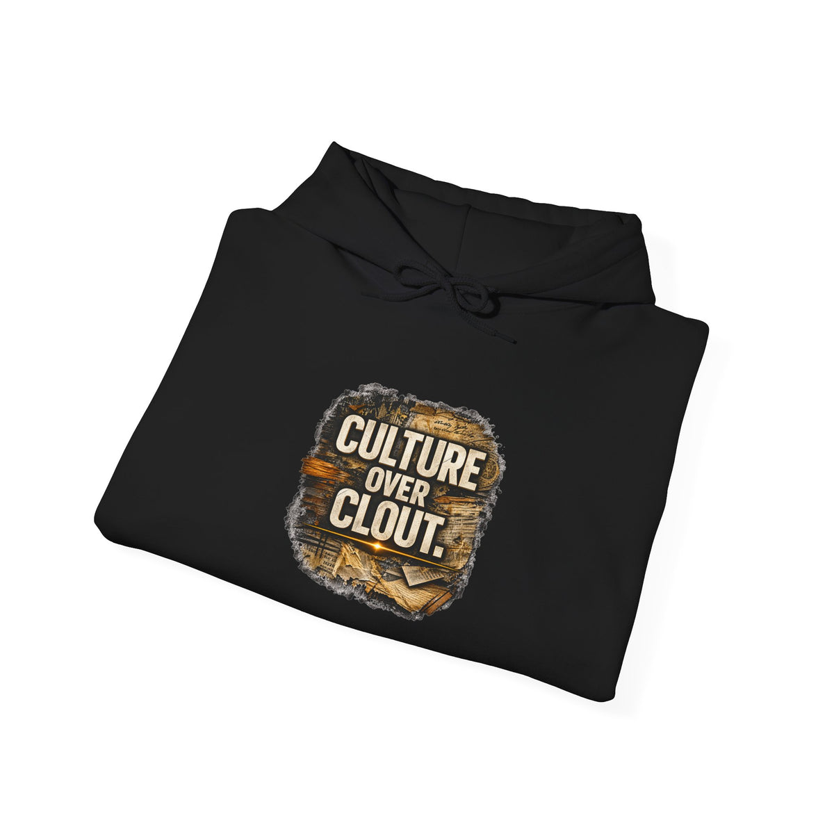 Culture Over Clout Hoodie — Graphic Statement Streetwear Pullover