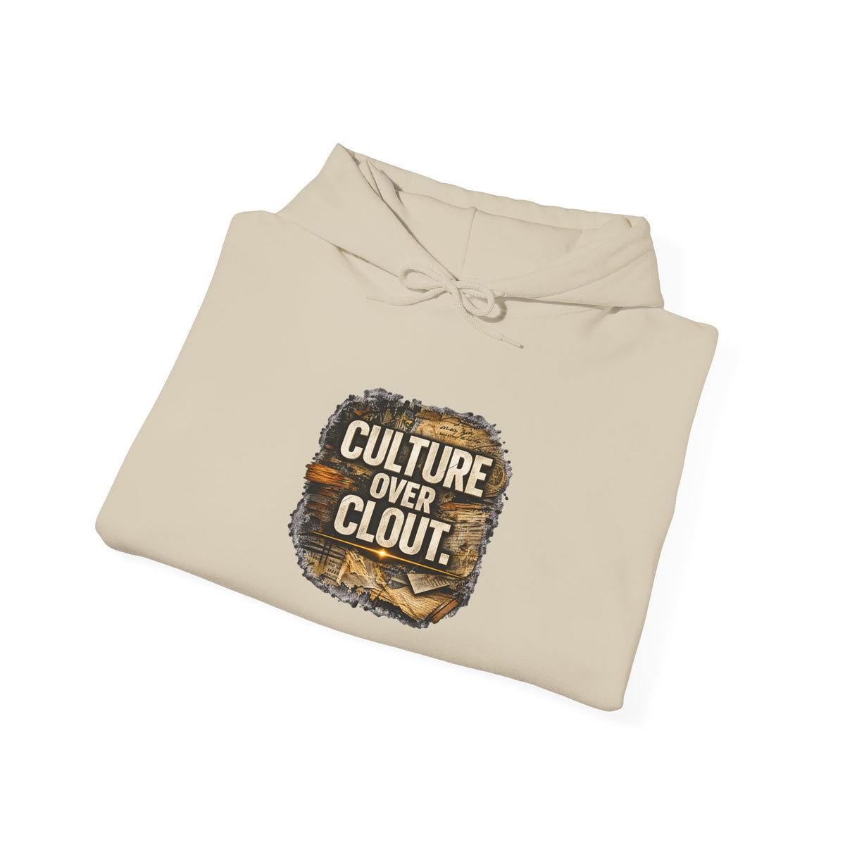 Culture Over Clout Hoodie — Graphic Statement Streetwear Pullover