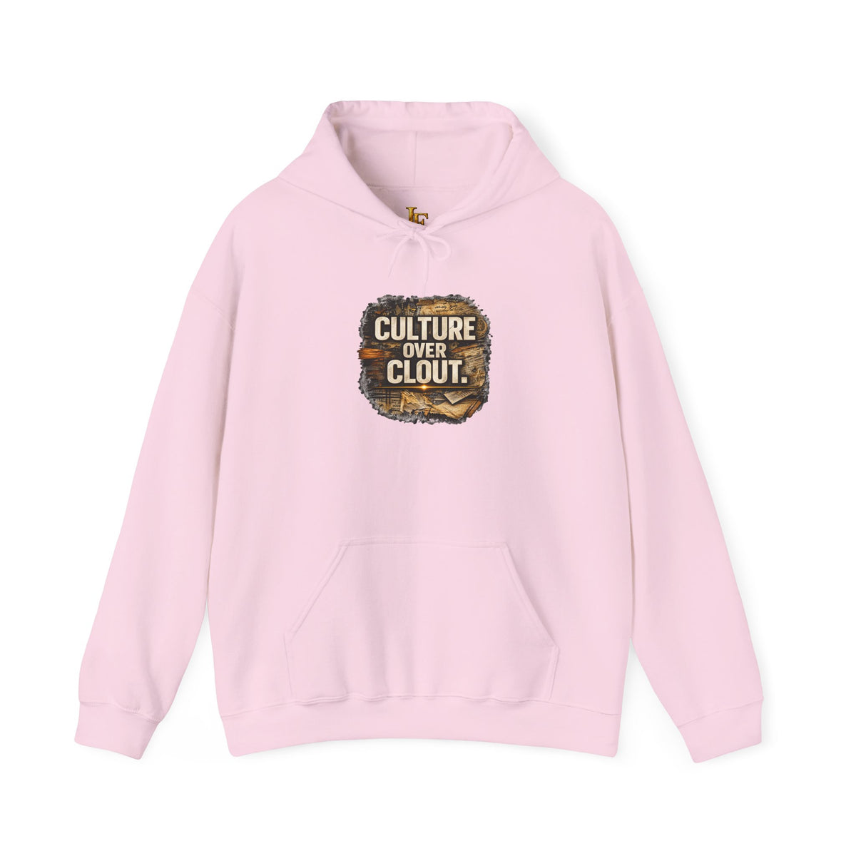 Culture Over Clout Hoodie — Graphic Statement Streetwear Pullover
