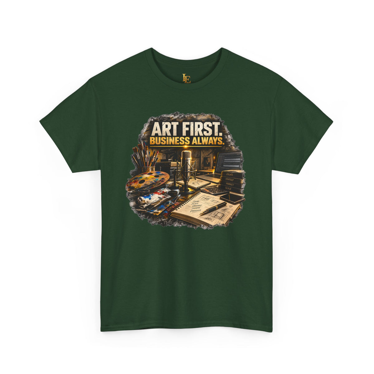 ART FIRST. BUSINESS ALWAYS. Independent Era Tee