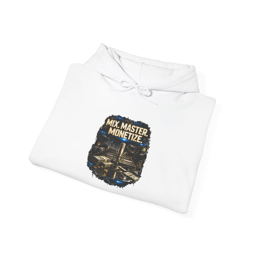Mix, Master, Monetize Hoodie — Music Producer Studio Sweatshirt