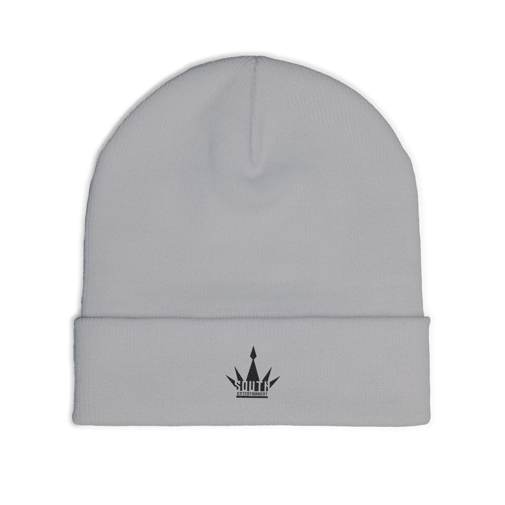 Embroidered Knit Beanie with Crown Design, Winter Hat, Unisex Beanie, Warm Headwear, Gift for Her/Him, Casual Style
