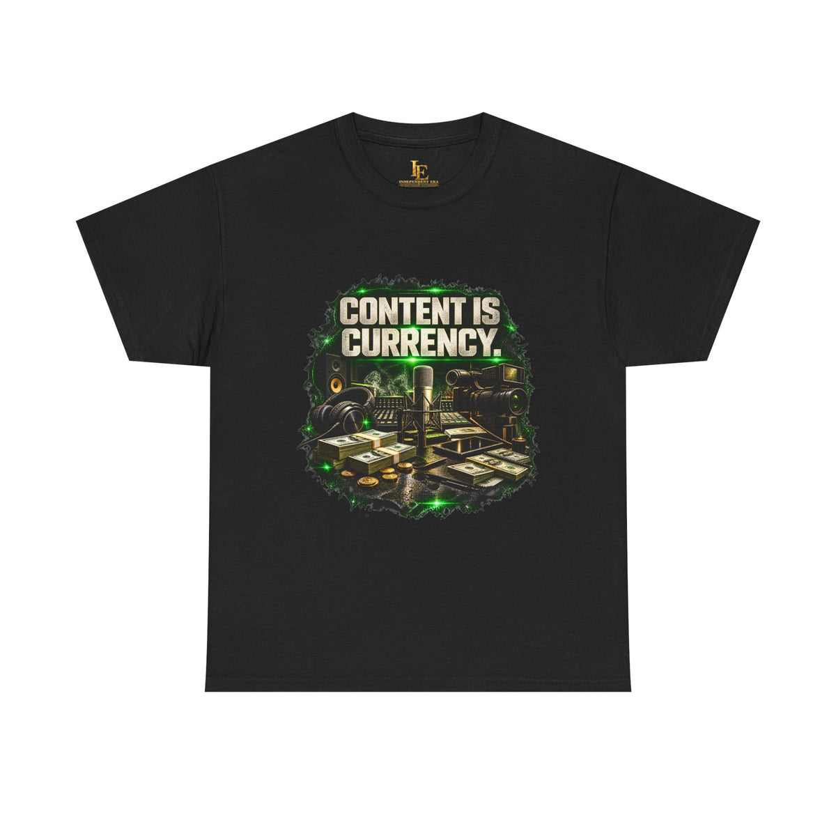 Content Is Currency — Independent Era Tee