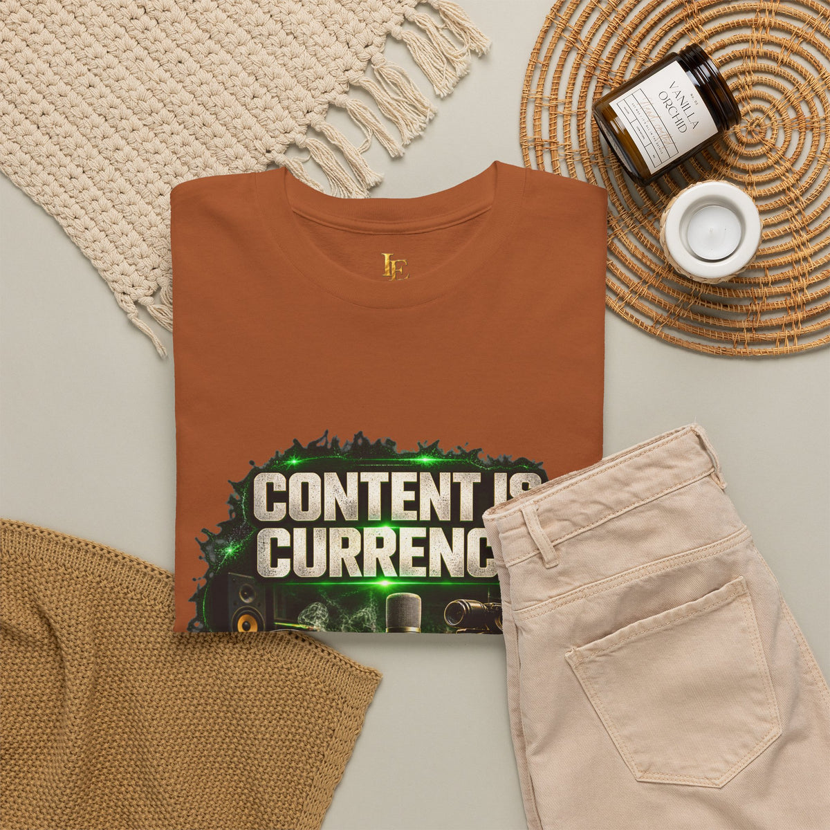 Content Is Currency — Independent Era Tee