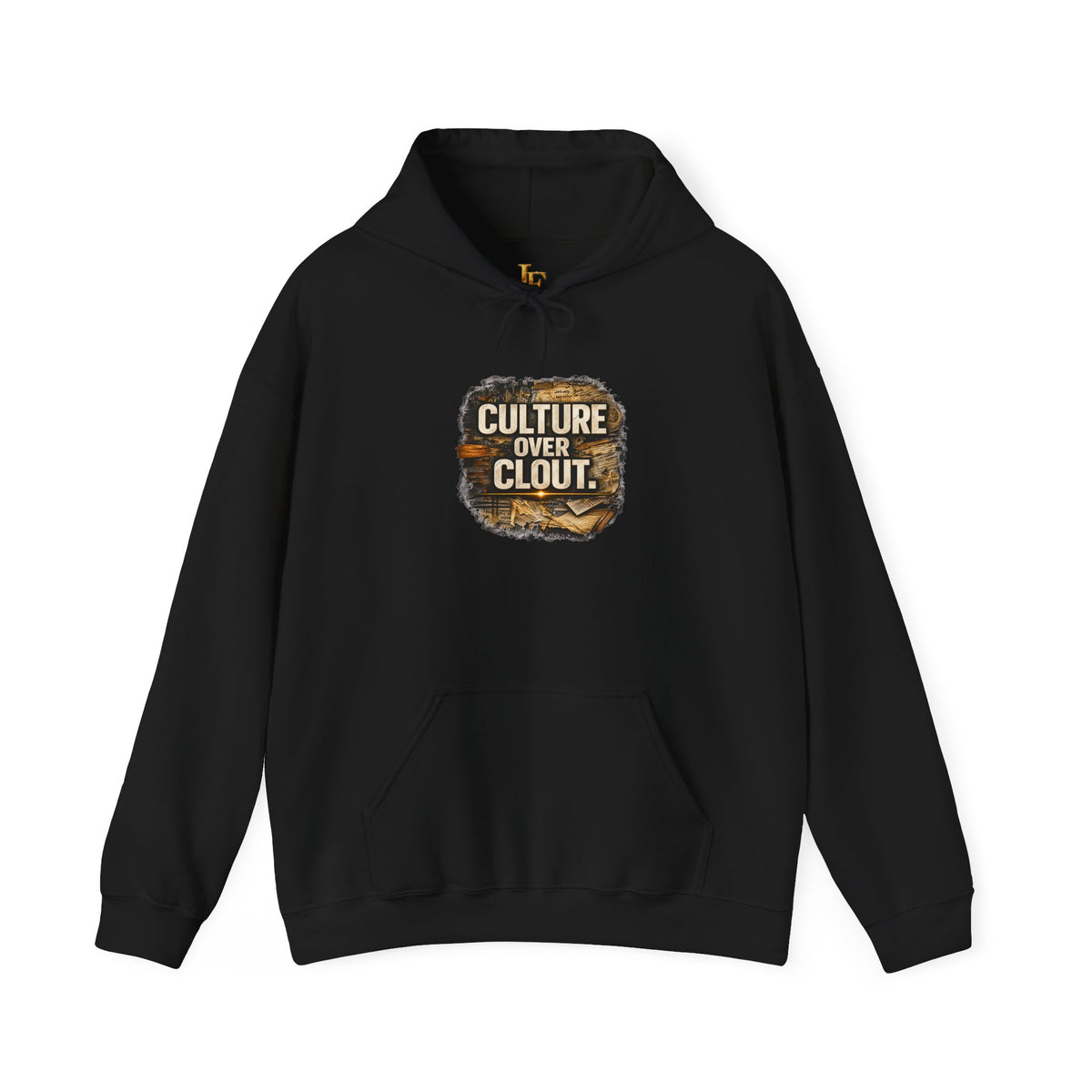 Culture Over Clout Hoodie — Graphic Statement Streetwear Pullover