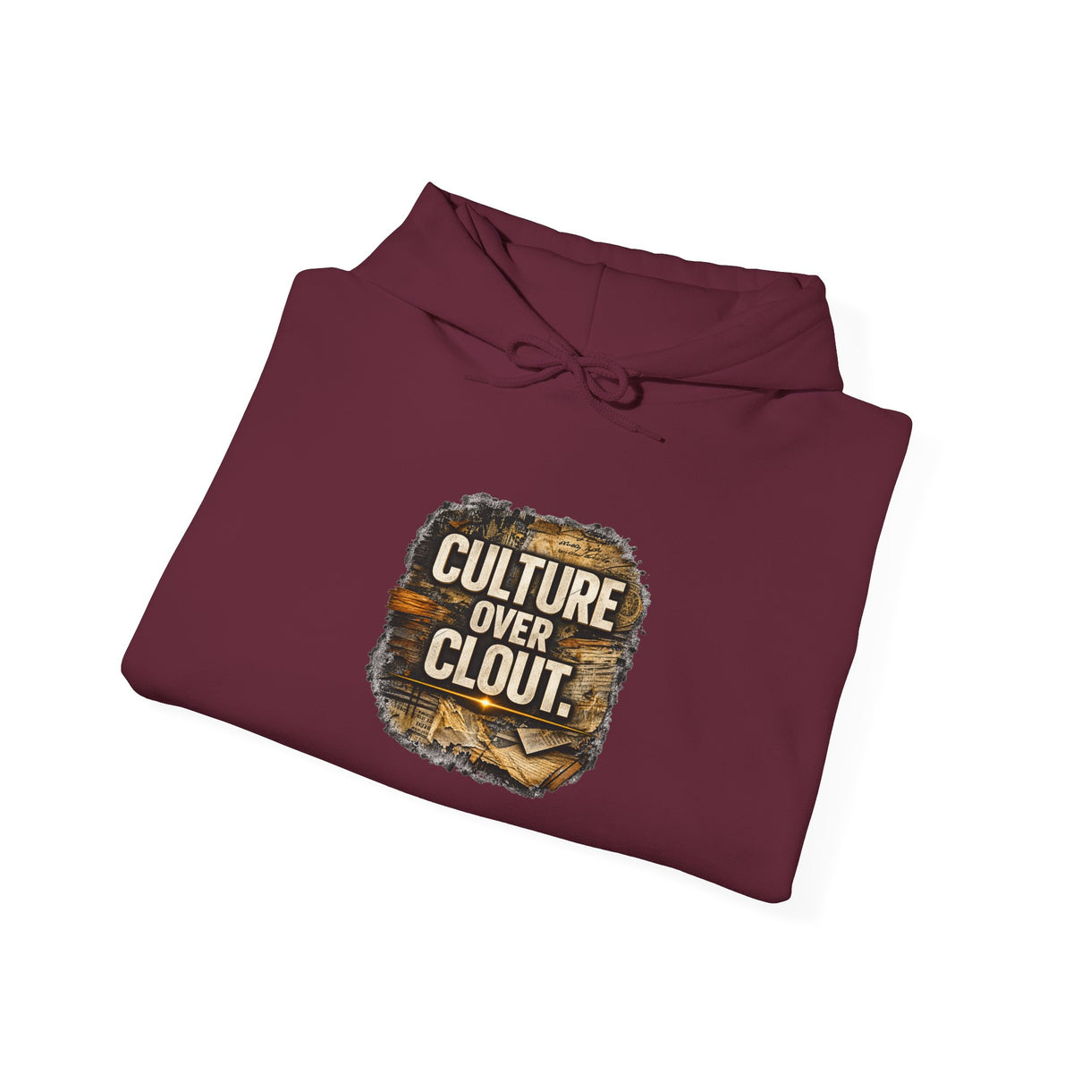 Culture Over Clout Hoodie — Graphic Statement Streetwear Pullover