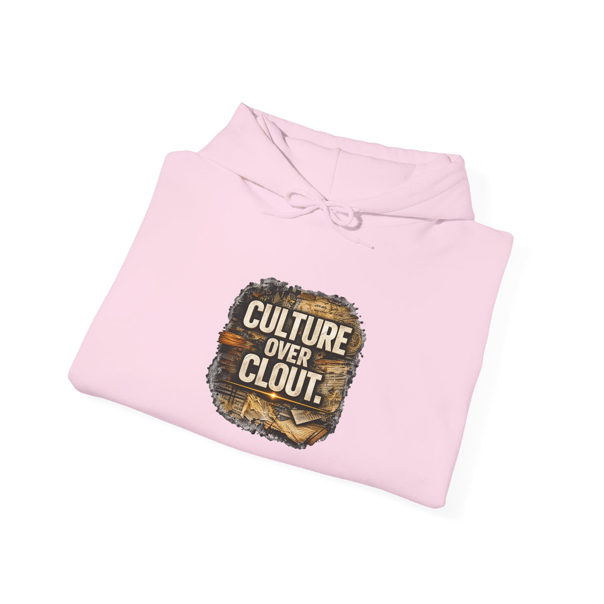 Culture Over Clout Hoodie — Graphic Statement Streetwear Pullover