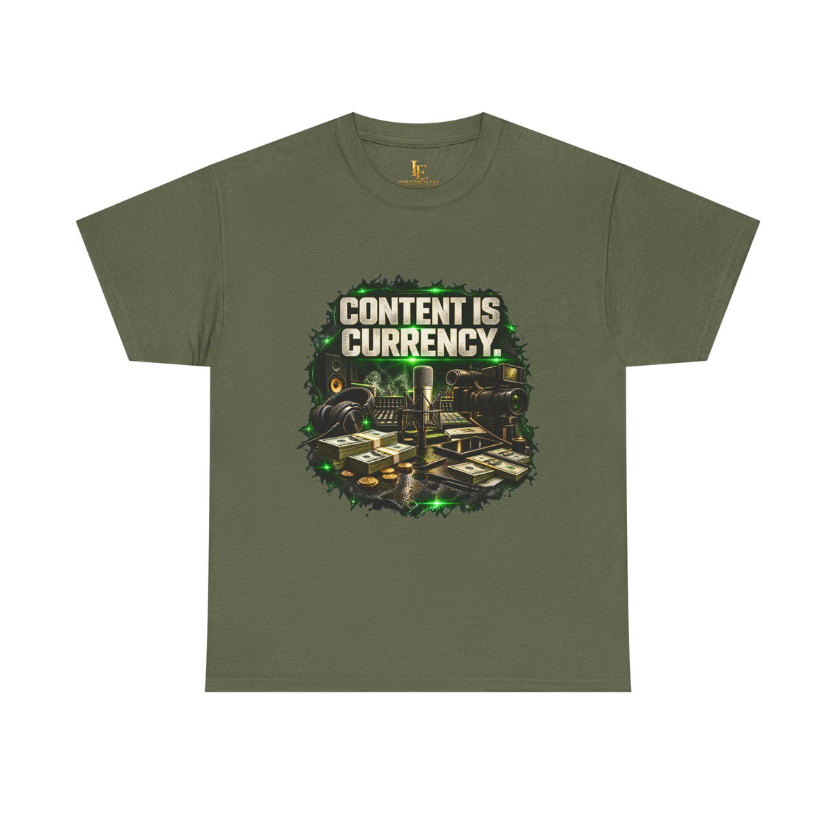 Content Is Currency — Independent Era Tee