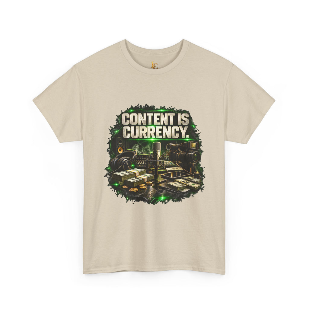 Content Is Currency — Independent Era Tee