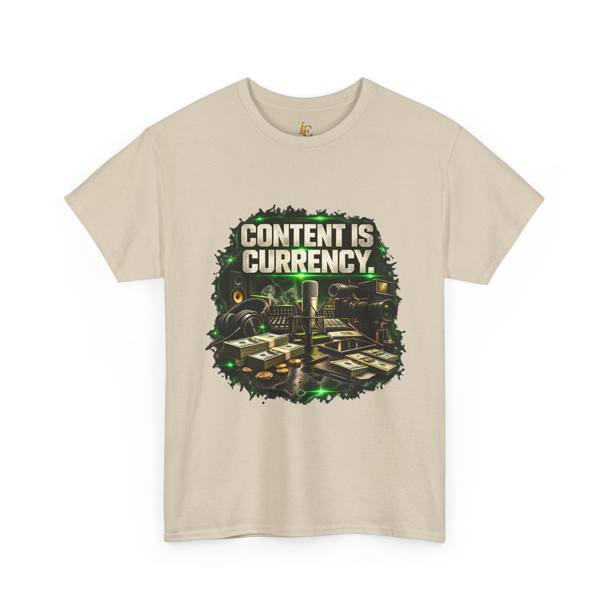 Content Is Currency — Independent Era Tee