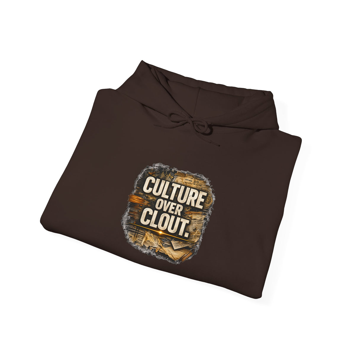 Culture Over Clout Hoodie — Graphic Statement Streetwear Pullover