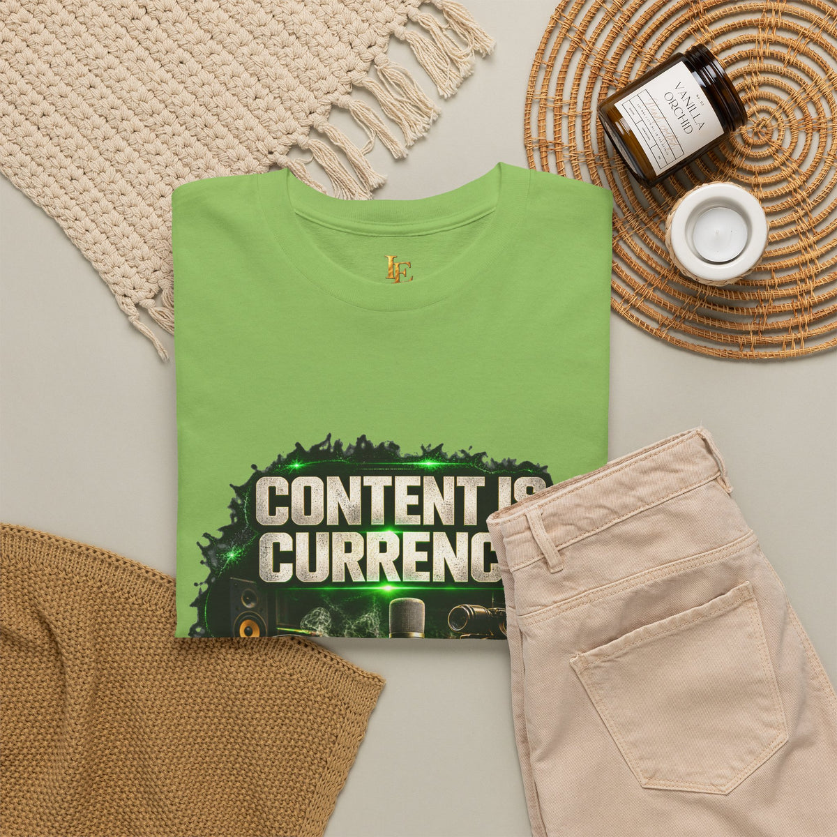Content Is Currency — Independent Era Tee