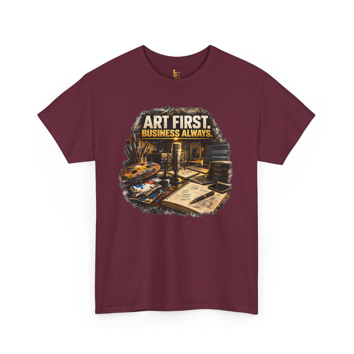 ART FIRST. BUSINESS ALWAYS. Independent Era Tee