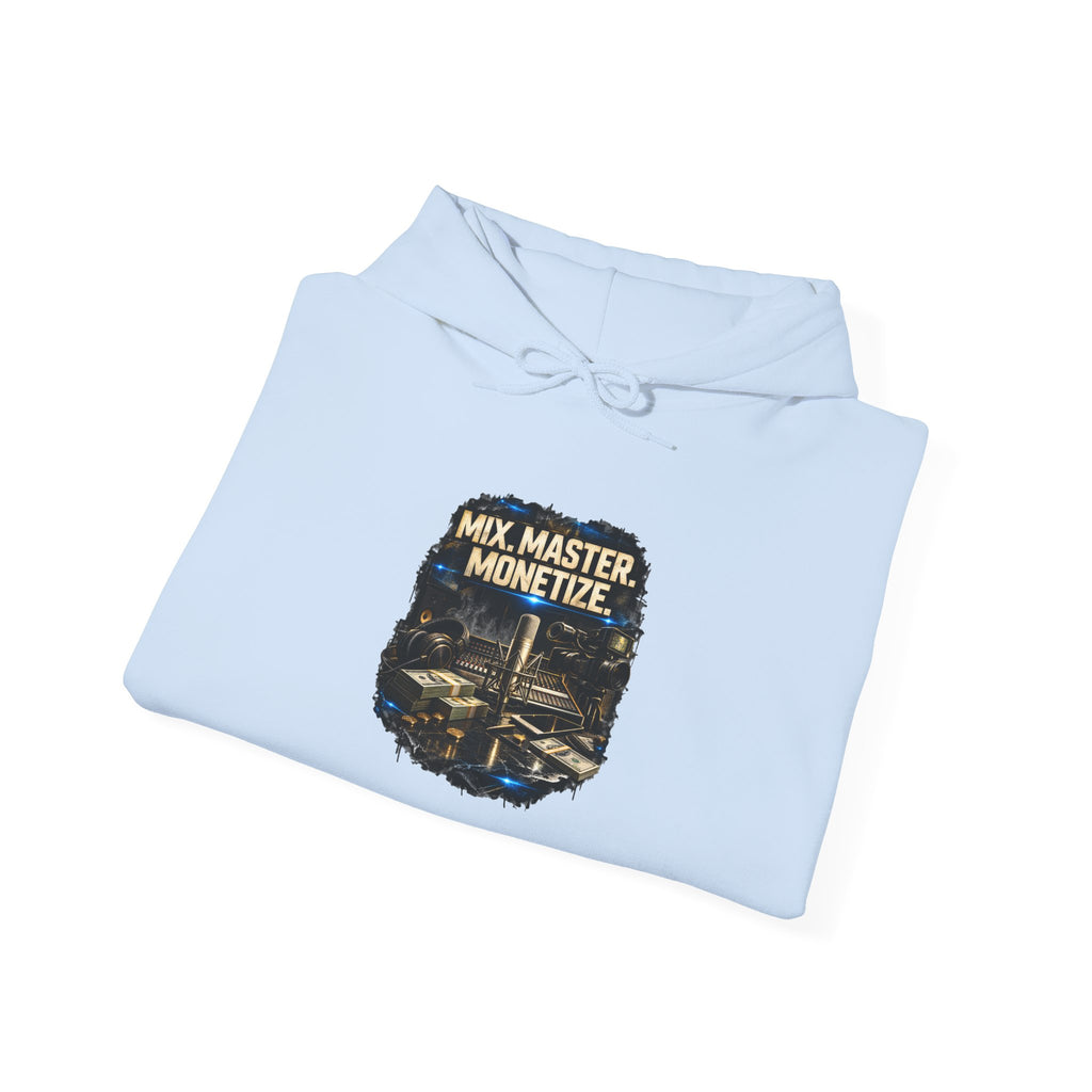 Mix, Master, Monetize Hoodie — Music Producer Studio Sweatshirt