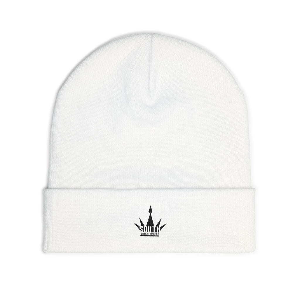 Embroidered Knit Beanie with Crown Design, Winter Hat, Unisex Beanie, Warm Headwear, Gift for Her/Him, Casual Style