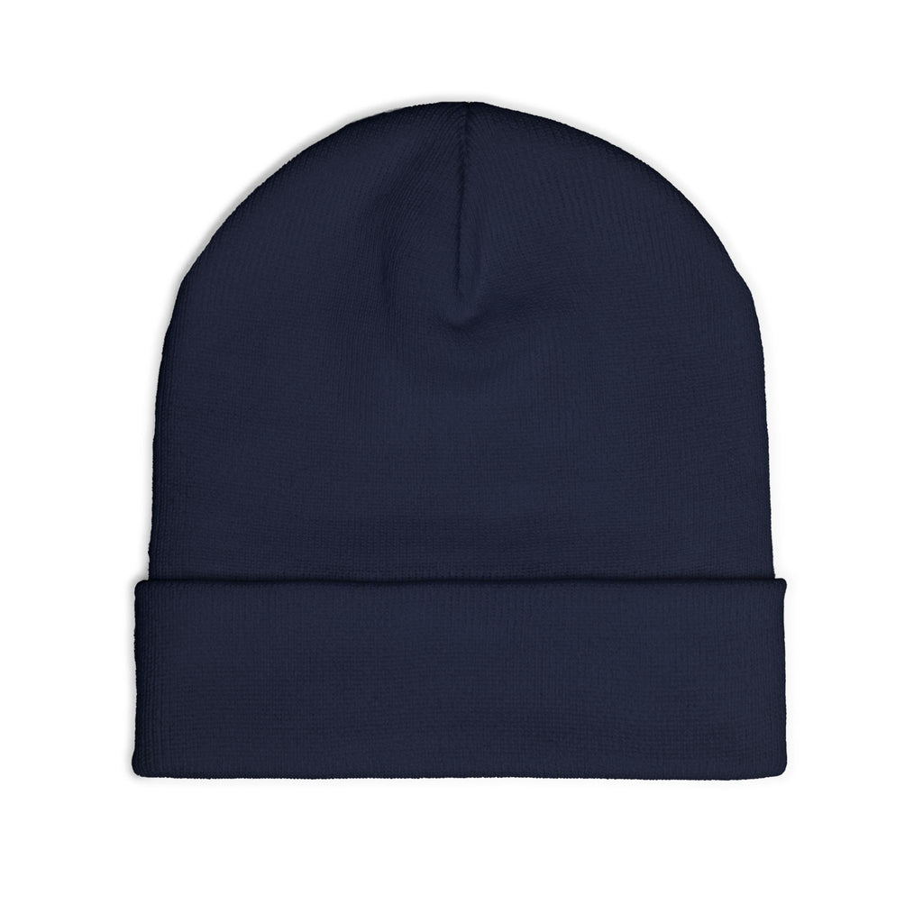 Embroidered Knit Beanie, Stylish Winter Hat, Cozy Knit Cap, Gifts for Him/Her, Trendy Headwear for All Seasons