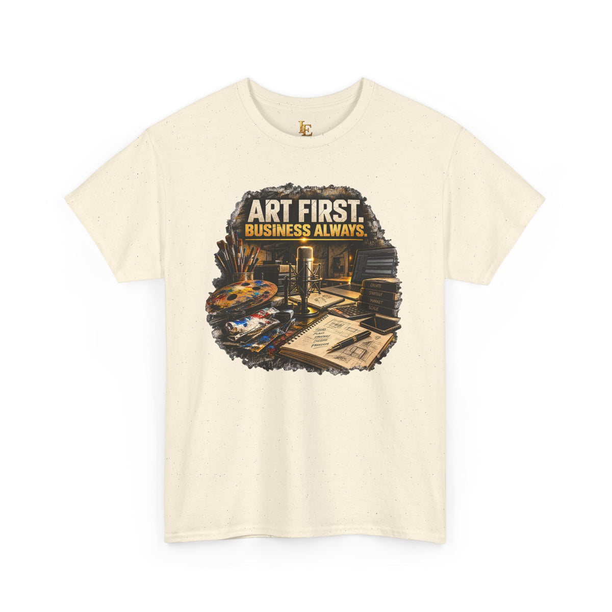 ART FIRST. BUSINESS ALWAYS. Independent Era Tee