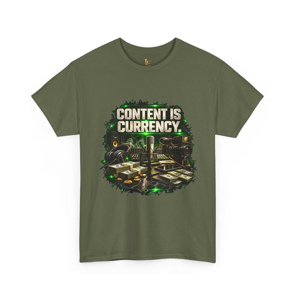 Content Is Currency — Independent Era Tee