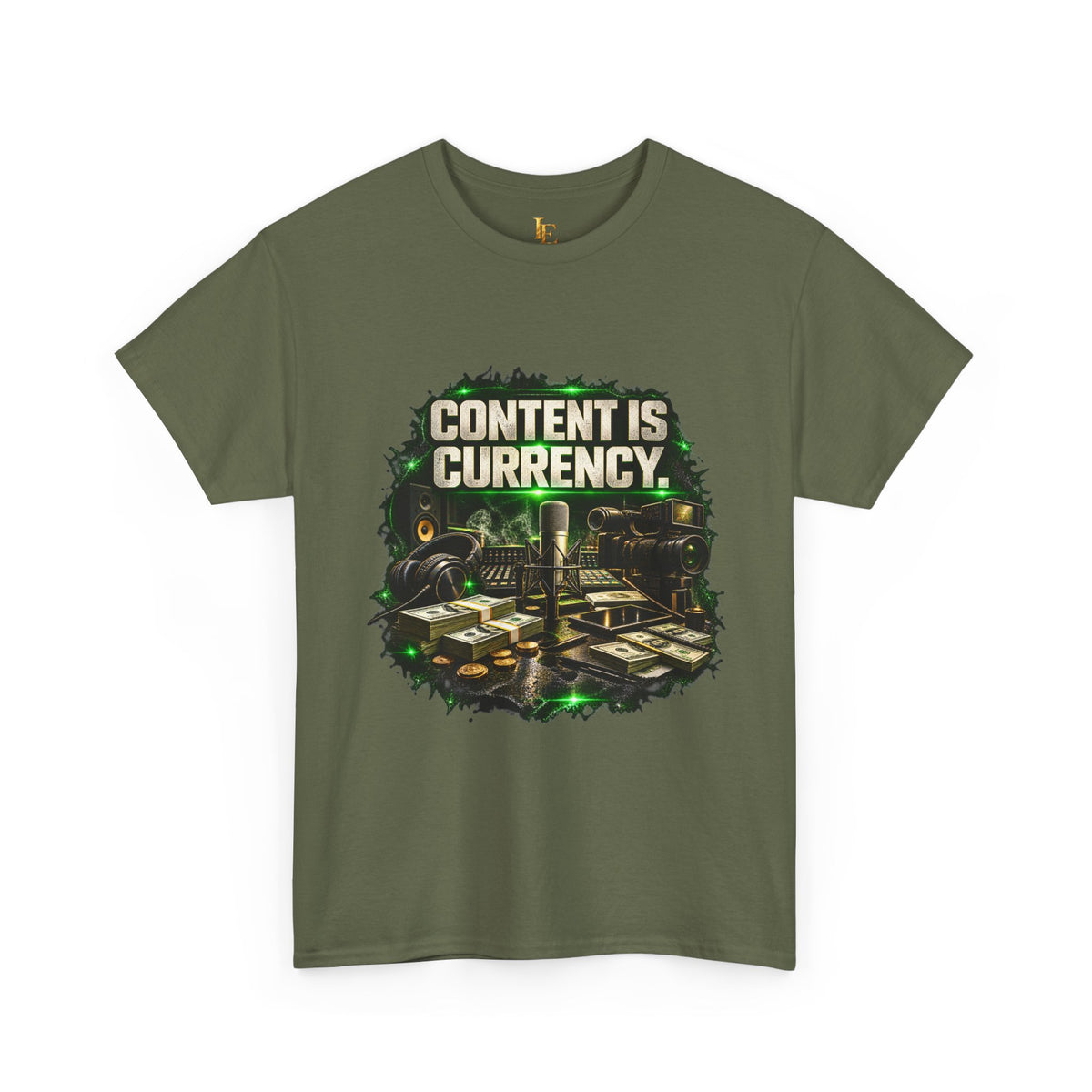 Content Is Currency — Independent Era Tee