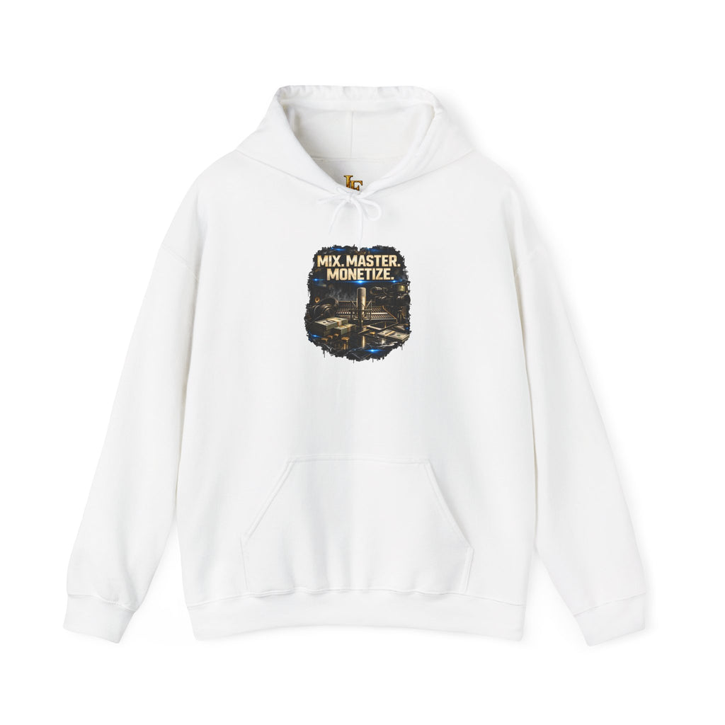 Mix, Master, Monetize Hoodie — Music Producer Studio Sweatshirt