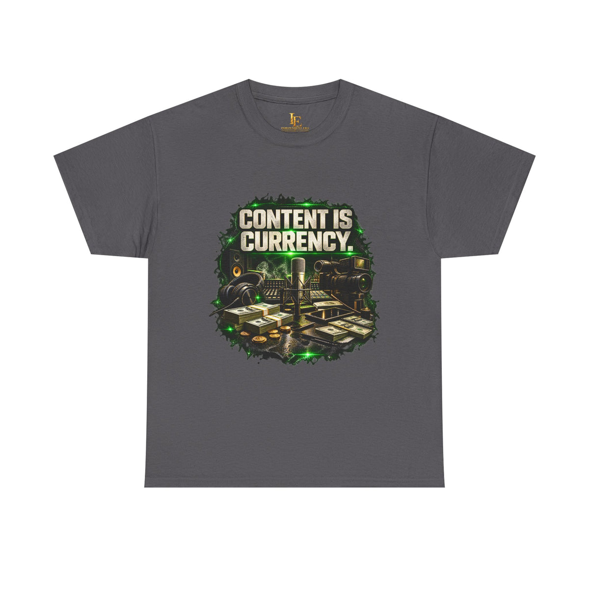 Content Is Currency — Independent Era Tee