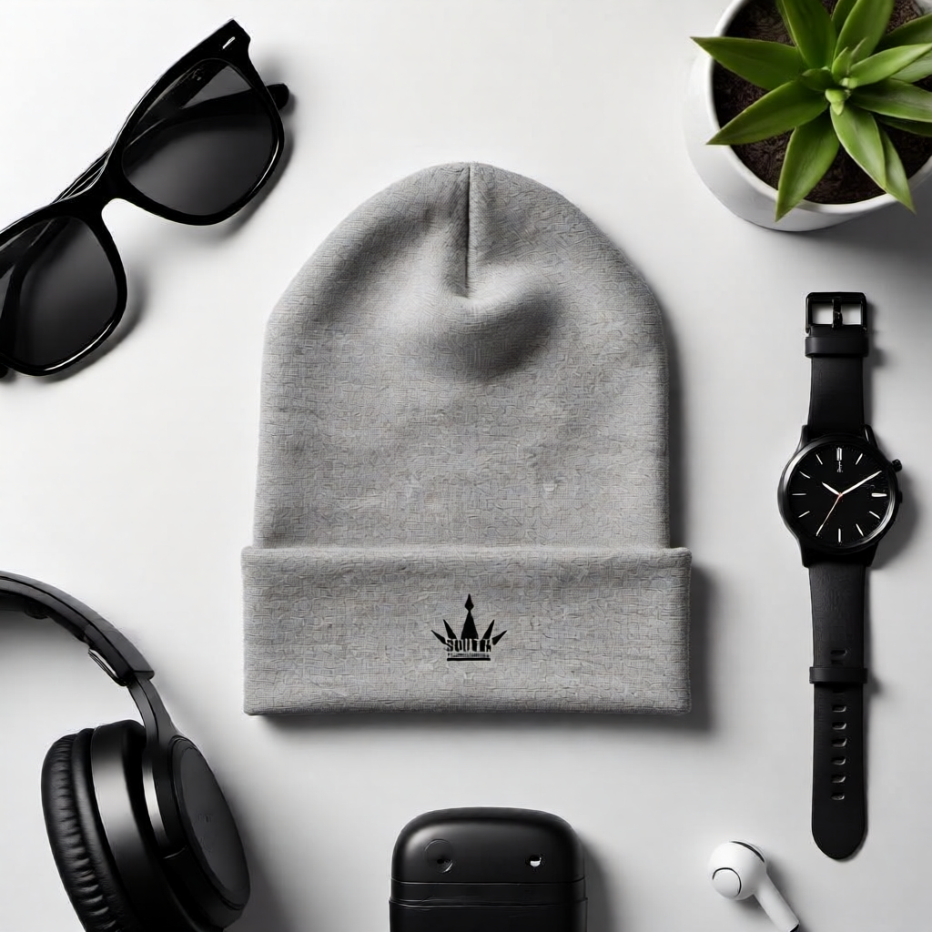 Crown Beanie – Gold