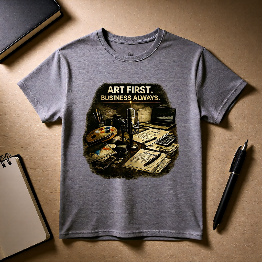 ART FIRST. BUSINESS ALWAYS. Independent Era Tee