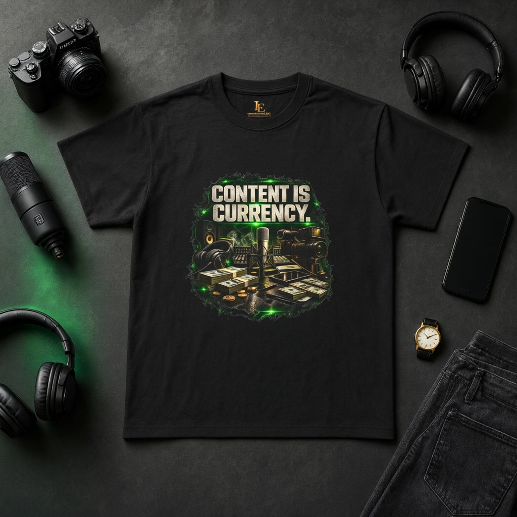 Content Is Currency — Independent Era Tee