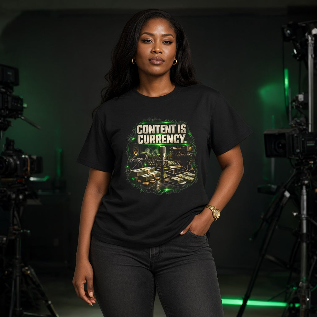 Content Is Currency — Independent Era Tee