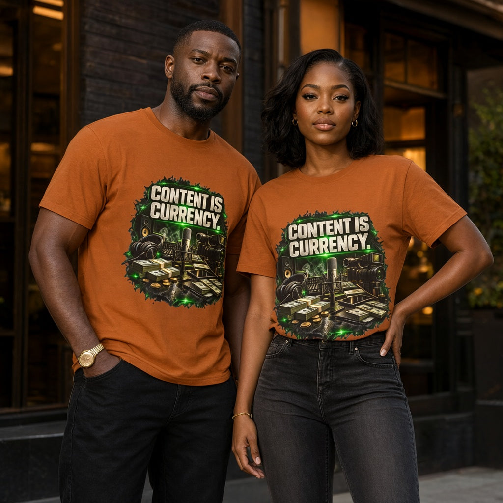 Content Is Currency — Independent Era Tee