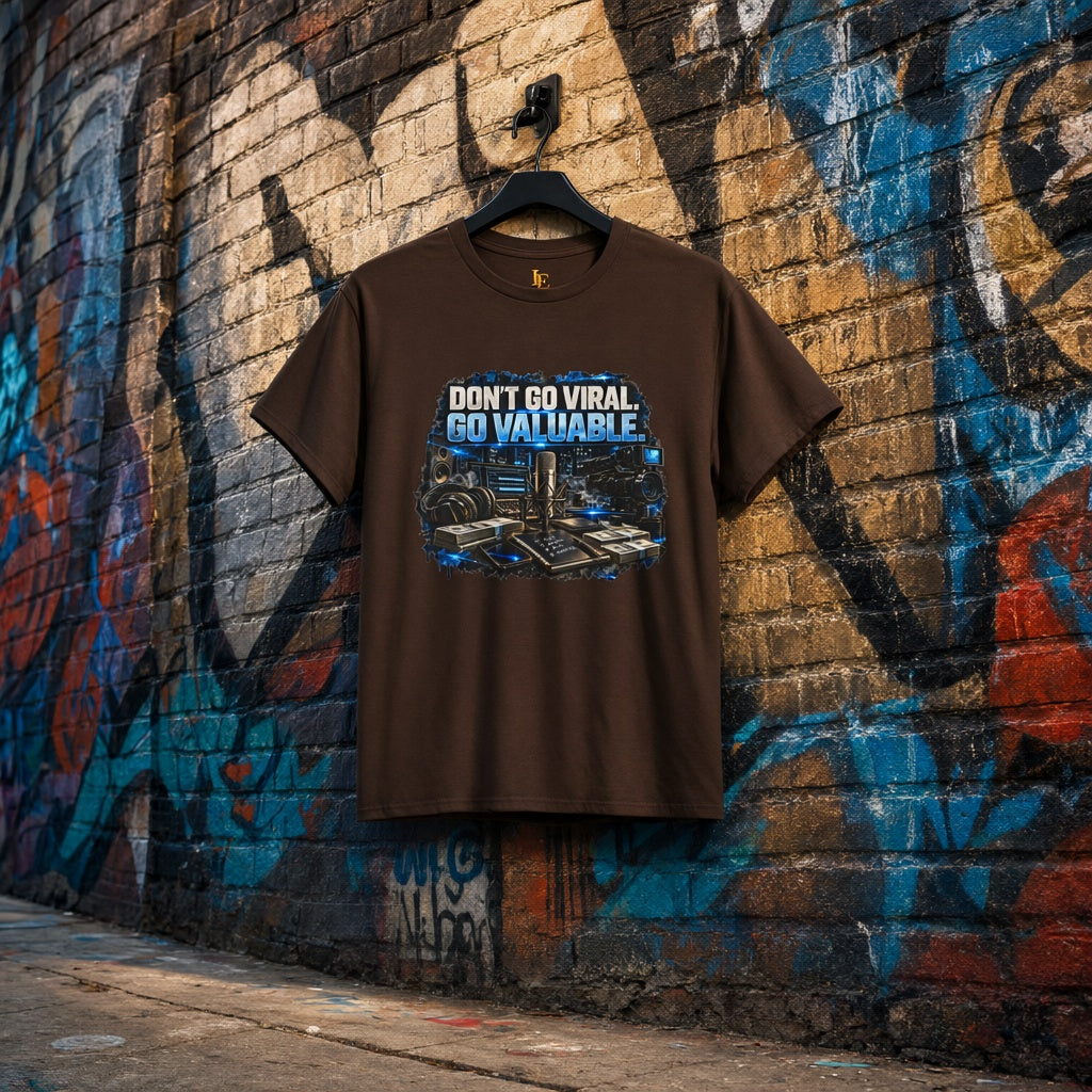 Don’t Go Viral. Go Valuable. — Independent Era Tee