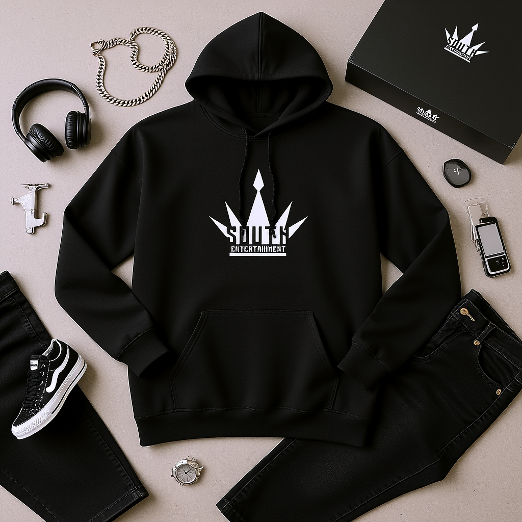 Crown Hoodie – Black