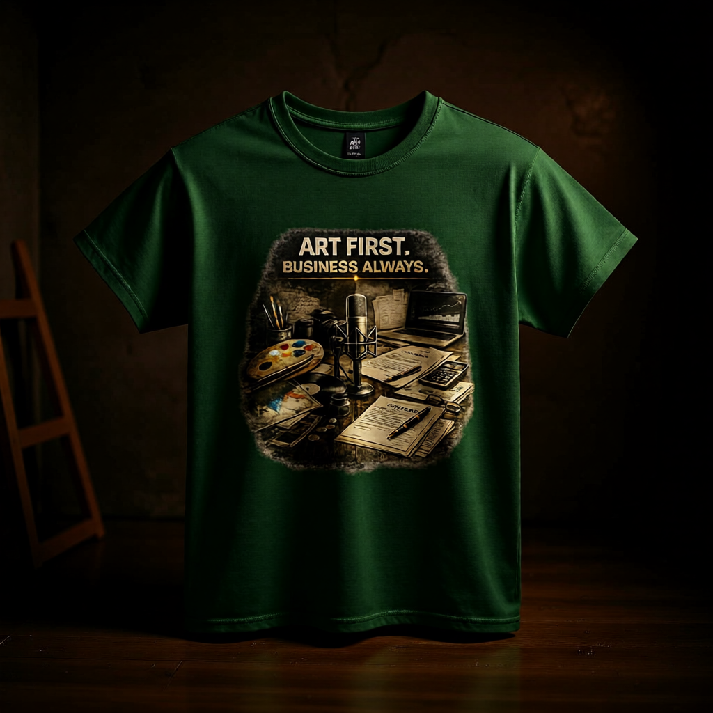 ART FIRST. BUSINESS ALWAYS. Independent Era Tee