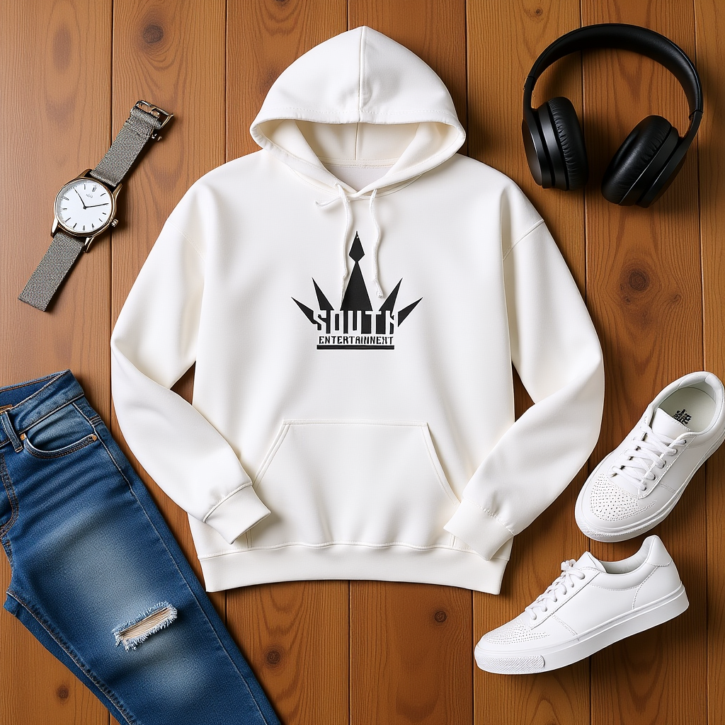 Crown Hoodie – White