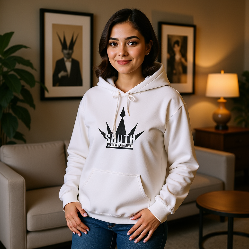 Crown Hoodie – White